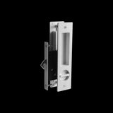 White Finish Sliding Privacy Set - Morgan Series