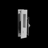 White Finish Sliding Privacy Set - Morgan Series