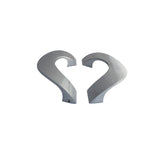 Matt Silver Entry Door Pull Aluminium Handles  - Peck Series