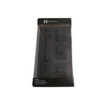 Matt Black Architectural Lever Pull with Deadbolt - Reef Series