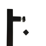 Single Matt black Entry Door Pull Handle 600mm - Balmain Series