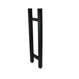600mm Matt Black Entry Door Pull (Pair) - Balmain Series