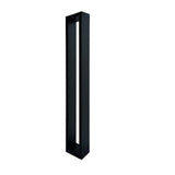 800mm Extra Wide Entry Door Pull Handles (Pair) - Matt Black Finish