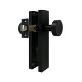 Matt Black Passage Door Knob Set  - Jasper Series