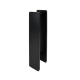 400mm x 100mm Matt Black Entry Door Plate (Pair) - King Series