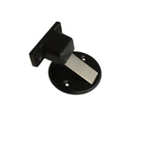 Floor Mounted Magnetic Door Stop - Matt Black Finish