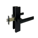 Matt Black Entrance Lock Set  -Eva Series