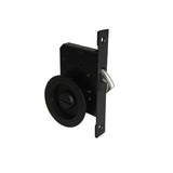 Matt Black Sliding Privacy Set - Warren Series