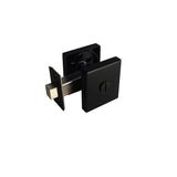 Matt Black Privacy Deadbolt Set - Smith Series