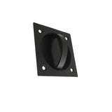 Matt Black Sliding Door Flush Pull and Ring