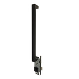 Matt Black Entrance Mortice Lock with Single Door Pull  - Talia Series