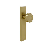 Brushed Gold Finish Dummy Door Knob - Jasper Series