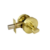 Brushed Gold Single Cylinder Deadbolt (3555) - Coral Series