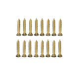 Brushed Gold Finish Door Hinges (pair) - 100 x 72 x  2mm