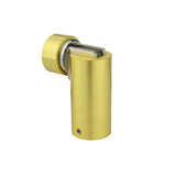Cylinder Shaped Magnetic Door Stops - Brushed Gold