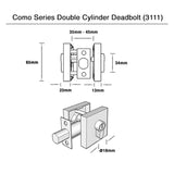 Entrance Lock & Deadbolt Set - Avoca Series