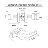 Entrance Lock & Deadbolt Set (3555) - Coral Series