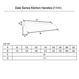 Matt Black kitchen Handle (320mm) - Dale Series