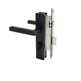 Matt Black Entrance Lock Set  - Dawson Series