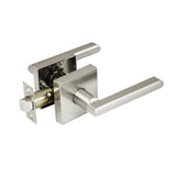 Hugh Series Passage Lever Set - Satin Nickel Finish