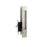 Sliding Door Lockset with Elongated Flush Pulls