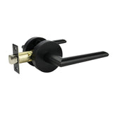 Elphinstone Series Passage Lever Set - Matt Black Finish