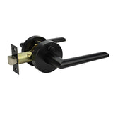Elphinstone Series Privacy Lever Set - Matt Black Finish