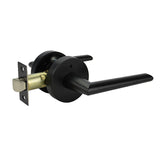 Elphinstone Series Privacy Lever Set - Matt Black Finish
