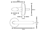 Solange Dummy Handle - Gunmetal Finish