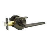 Solange Series Privacy Lever Set - Gunmetal Finish