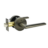 Solange Series Privacy Lever Set - Gunmetal Finish