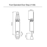 Foot Operated Door Stops