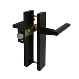 Matt Black Door Passage Lever Set - Coomera Series