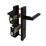 Matt Black Door Privacy Lever Set - Coomera Series