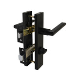 Matt Black Entry Door Lock Set - Coomera Series