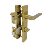Brushed Gold Door Privacy Lever Set - Coomera Series