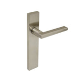 Brushed Nickel Finish Door Passage Lever Set - Coomera Series