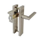Brushed Nickel Finish Door Passage Lever Set - Coomera Series