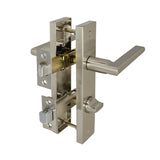 Brushed Nickel Finish Door Privacy Lever Set - Coomera Series