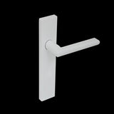 White Finish Door Privacy Lever Set - Coomera Series