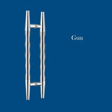 “Gun"� Entry Door Pull handle (Pair) - 600mm