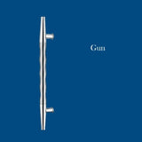“Gun"� Entry Door Pull handle (Single) - 600mm