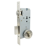 Heavy Duty Round Plated Roller Mortice Lock