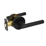 Lachlan Series Privacy Lever Set - Matt Black Finish