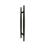 Matt Black Door Pull Handle (Pair) 800mm - Logan Series
