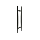 Matt black Door Pull Handle (Pair) 600mm - Logan Series
