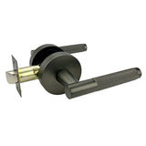 Malbena Series Passage Lever Set - Gunmetal Finish