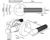 Privacy Lever Set  - Gunmetal Grey Finish