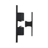 Adjustable 50mm Double Ball Catch - Matt Black Finish