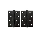 Matt Black Stainless Steel Lift -off Hinges (1 pair) - 100x90x2.8mm